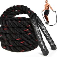 Jump Rope, Weighted Jump Ropes for Men women, 2.8lb 3lb 5lb Heavy Skipping Rope for Exercise, Adult Jumpropes for Home Workout, Improve Strength and Building Muscle,Total Body Workout Equipment