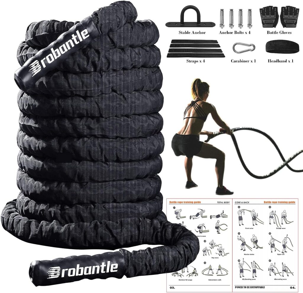 Battle Rope Battle Ropes for Exercise Workout Rope Exercise ...