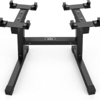 Nuobell Adjustable Dumbbell Rack and Stand. Perfect Home-Gym Dumbell Rack for At-Home Nuobell Workouts. Safe, Convenient and Prevents Accidents. This is a Nuobell Dumbbell Rack Stand Only, No Weights Included