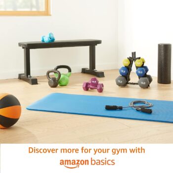 Amazon Basics Easy Grip Workout Dumbbell, Neoprene Coated, Various Sets and Weights available