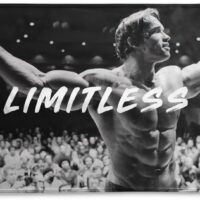 Arnold Schwarzenegger Poster | 3x5 Flag | Gym Motivation Fitness Poster | Durable Cool Tapestry | Man Cave Wall Decor with Metal Grommets for College Dorm Room | Decoration Bedroom Outdoor Parties Gift | Indoor Ceiling Garden Garage Home House | Limitless
