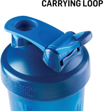 BlenderBottle Classic Shaker Bottle Perfect for Protein Shakes and Pre Workout, 28-Ounce, Black