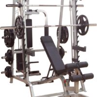 Body-Solid Series 7 Smith Machine Gym Package, Power Rack for Strength and Weight Training