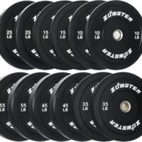 Bumper Plate Olympic Weight Plate Bumper Weight Plate with Steel Insert Strength Training Weight Lifting Plate