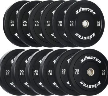 Bumper Plate Olympic Weight Plate Bumper Weight Plate with Steel Insert Strength Training Weight Lifting Plate