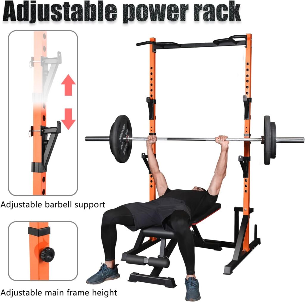 CANPA Multifunction Power Rack with Pull up Bar, Heavy Cap...