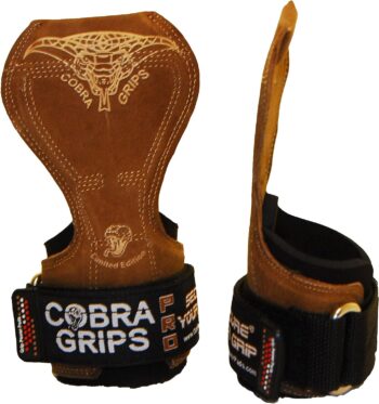 Cobra Grips PRO Weight Lifting Gloves Heavy Duty Straps Alternative Power Lifting Hooks for Deadlifts Adjustable Neoprene Padded Wrist Support Bodybuilding
