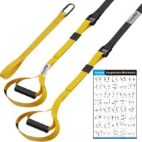 CoreKit Bodyweight Fitness Trainer Kit for Full Body Home Workouts, Resistance Fitness Straps to Build Muscle, Burn Fat, and Improve Mobility