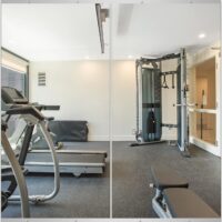 Delma Home Gym Mirror, 48''x24''x2PCS, Large Full Body Mirror for Yoga, Glass Frameless Mirror for Wall Mounted, Wall Mirror for Home Gym, Garage, Bedroom, Bathroom (Glass - 48''x24'' - 2PCS)