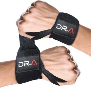 Doctor-Developed Gym Wrist Wraps/Lifting Wrist Straps for Weightlifting, Heavy Duty Gym Straps With Thumb Loops, Wrist Wraps for Working Out & Protection, Weight Lifting Wrist Wraps For Men & Women