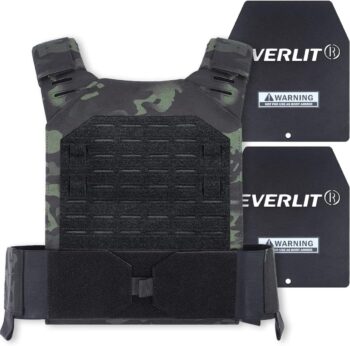 EVERLIT Adjustable Weighted Vest 14 Lbs/ 20 Lbs, Weight Included, for Body Weight Training Fitness Workout Running for Men Women