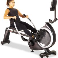 FITNESS REALITY 4000MR Magnetic Rower Rowing Machine with 15 Workout Programs