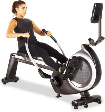 FITNESS REALITY 4000MR Magnetic Rower Rowing Machine with 15 Workout Programs