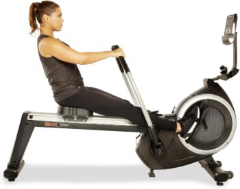 FITNESS REALITY 4000MR Magnetic Rower Rowing Machine with 15 Workout Programs