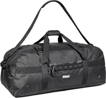 Fitdom 130L 36" Heavy Duty Extra Large Sports Gym Equipment Travel Duffle Bag W/Adjustable Shoulder & Compression Straps. Perfect for Soccer Baseball Basketball Hockey Football & Team Coaches & More