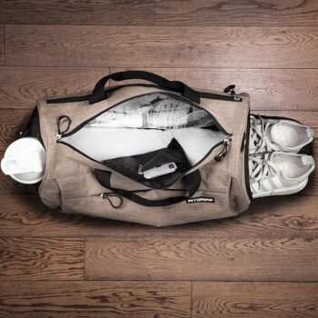 Fitgriff Gym Bag V1 for Men & Women with Shoe & Wet Compartment - Duffle Bag for Travel, Sports, Fitness & Workout