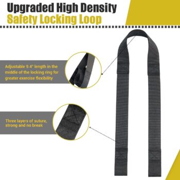 Home Resistance Training Kit, Resistance Trainer Exercise Straps with Handles, Door Anchor and Carrying Bag for Home Gym, Bodyweight Resistance Workout Straps for Indoor & Outdoor