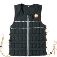 Hyperwear Hyper Vest ELITE Fully Adjustable Weight Vest - Stretch CORDURA® Fabric Zipper Thin Steel Weights - Weighted Vests for Running, Strength, Endurance, Walking - Sizes S, M, L, XL