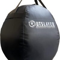 Outslayer 70lb Wrecking Ball Heavy Bag for Boxing and MMA and Muay Thai - Black