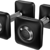 Peloton Dumbbells | Ergonomically Designed Pair of Cast Iron Weights with Urethane Coating and Non-Slip Grip, Available in Set of Two