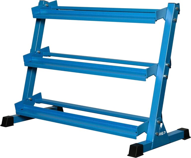 REP FITNESS Dumbbell Rack - 3-Tier Dumbbell Rack Perfect ...