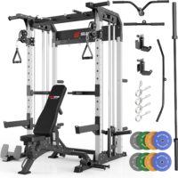 SUPGYM Multi-Functional Power Rack PS1A, Squat Rack Home Gym Fitness, A STANDARD Strength Training Half Rack Power Cage