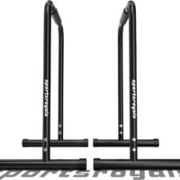 Sportsroyals Dip Bar, Adjustable Parallel Bars for Home Workout, Dip Station with (300/800/1200LBS) Loading Capacity