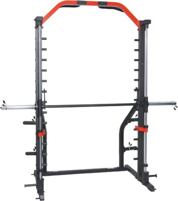 Sunny Health & Fitness Premium Squat Smith Machine Power Rack