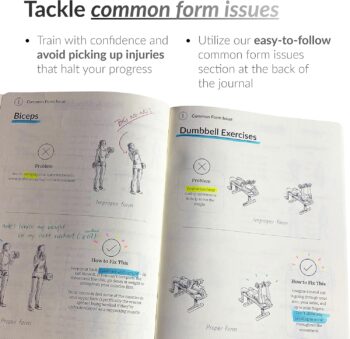 The Dumbbell Home Workout Journal. 13-Week Program. Fitness Planner / Workout Book that only requires dumbbells. Tells you exactly what to do and how to track progress. Provides completely guided workouts, # of sets to do for each exercise, # reps to aim for, and provides a place to track all your progress. Workout Journal for Women & Men. Workout Planner for Women. Workout Log Book / Fitness Journal / Workout Notebook. (Gray)