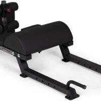 Titan Fitness Adjustable Floor Glute & Hamstring Developer (GHD), Cross Training Workout Lifting Equipment in Home and Commercial Gym