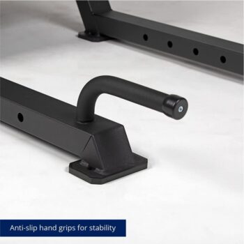 Titan Fitness Adjustable Floor Glute & Hamstring Developer (GHD), Cross Training Workout Lifting Equipment in Home and Commercial Gym