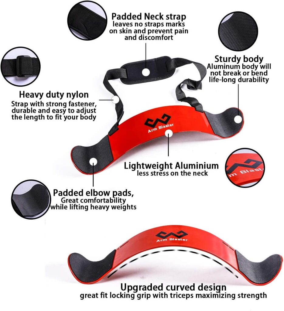 Arm Blaster Per Bicipiti + Cinghie Da Sollevamento - Isolatore