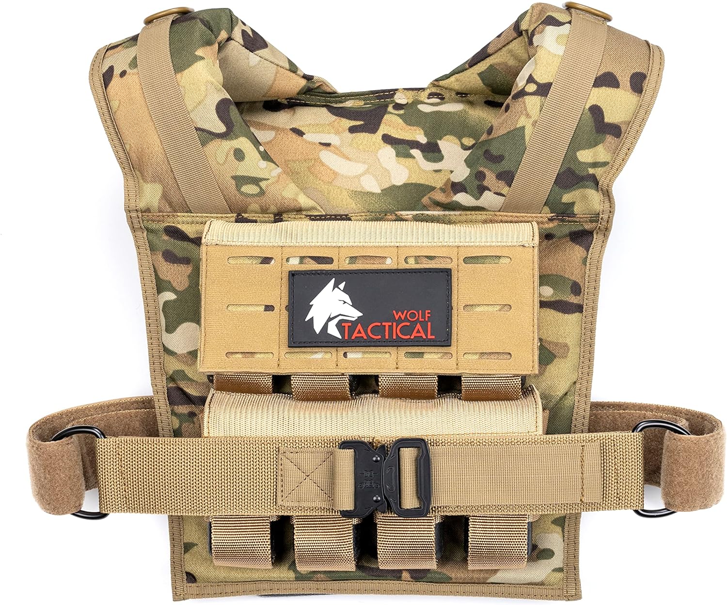 WOLF TACTICAL Weighted Training Vest - Weighted Vest Men Strength Training Weight Vests Workout Vest Weight Vest for Men