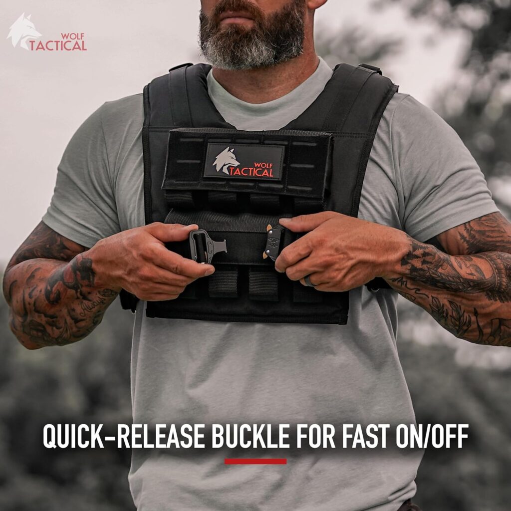 WOLF TACTICAL Weighted Training Vest - Weighted Vest Men...