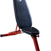 Best Fitness (BFFID25 Folding Adjustable Bench,Red/Black