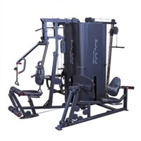 Body-Solid Pro Clubline (S1000) Multi-Station Four Weight Stack Commercial Gym Machine, Upper & Lower Body Strength Training Functional Exercise Workout Stations for Weights lifting and Bodybuilding
