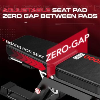 Keppi 1600LB Weight Bench,Heavy Duty Bench5000 ZERO GAP Workout Bench Press for Home Gym, Multi-Angle Adjustable Incline Decline Workout Bench for Full Body Strength Training-2023 Version…