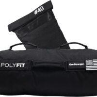Polyfit Sandbag Pro - Workout Sandbag with Triple Velcro Closure Filler Bag and Reinforced Nylon Webbing - Sand Not Included - Multiple Colors & Sizes