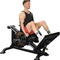 Powertec Fitness Leg Sled - Leg Press Machine, 700 LB Capacity, Black - Professional Home Gym Equipment - Heavy Duty Exercise Equipment for Lower Body Workout
