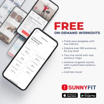 Sunny Health & Fitness Magnetic Recumbent Bike with Optional Exclusive SunnyFit® App Enhanced Bluetooth Connectivity