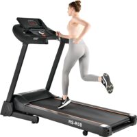 Treadmills for Home, Folding Treadmill with Auto Incline 0-15%, 18'' Wide Running Belt Foldable Treadmill, Incline Treadmill for Running Walking with 286LBS Weight Capacity, 2.5HP Motors 12 PROG & App