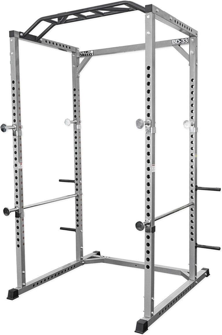 Accessoire Pour Power Cage Squat Rack – Compatible Trous 3x3, 1 Pouce, Acier Réglable