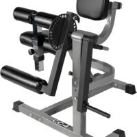 Valor Fitness CC-4 Adjustable Leg Curl Extension Machine 8 Positions- Plate Loaded Max Weight 150 lbs - Home Gym Hamstring Workout, Quad Exercise Equipment