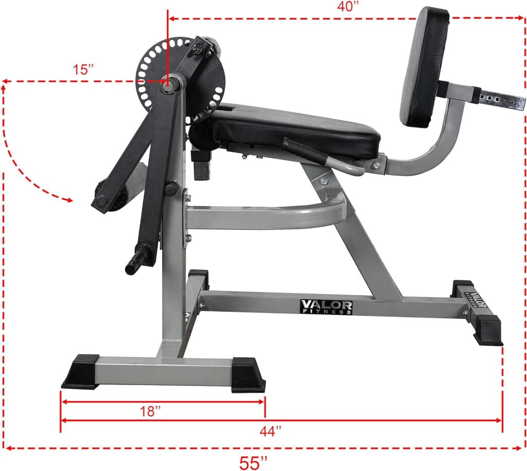VALOR FITNESS CC-4 leg extension/curl machine for Sale in Round Lake