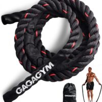 Weighted Jump Rope for Fitness - 3LB Heavy Jump Ropes for Exercise, Weighted Adult Skipping Rope for Women & Men, Battle Rope For Gym Training, Home Workout,Total Body Workouts