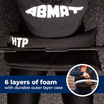 ABMAT Hip Thrust Pad Booty Glute Bridge Butt Workout, Protective Extra Thick pad for Barbell Weightlifting