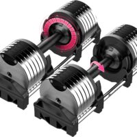 Finer Form Adjustable Dumbbells 5-32.5 LBs: Save Space with This Female-Friendly Adjustable Dumbbell Set. Go Up Or Down in 2.5 LB Increments with These Adjustable Weights, Sold as A Pair.