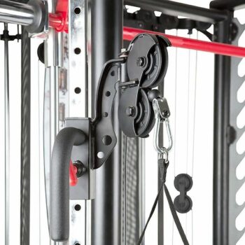 Inspire Fitness SCS Smith System - Cage System - Functional Trainer Home Gym With Smith Machine - Cable Machine with Accessories - D Handles, Ankle Strap, Multi-Function Belt - Bench Not Included - Image 4