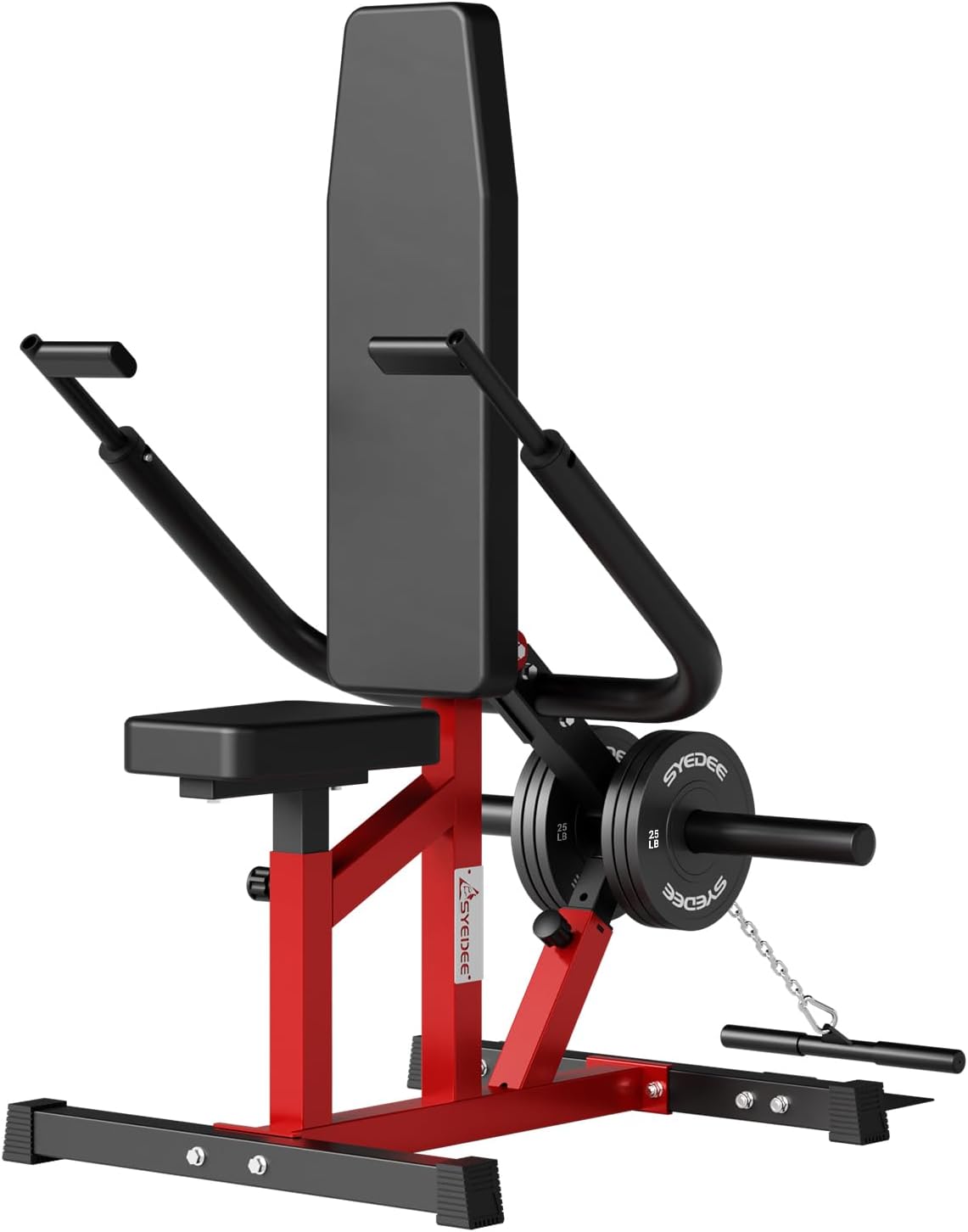 Syedee Seated Dip Machine Plate Loaded Tricep Dip Press 