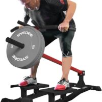 syedee T-Bar Row Machine, Back Strength Machine with Footplate and Multi Grip Handles